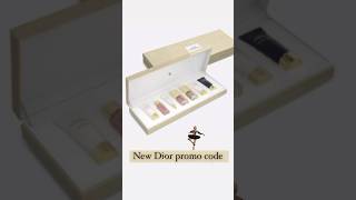 New Dior Promo Code diorpromocode diorbeauty [upl. by Ayhdiv]