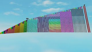 NUMBER BLOCK SCALE 1 TO 100 NUMBERBLOCKROBLOX [upl. by Osrit225]