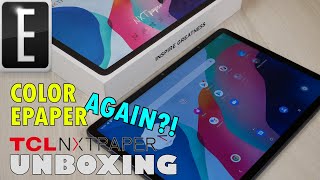 Another Color quotePaperquot Tablet   TCL 12 Pro Unboxing [upl. by Natividad101]