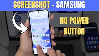 How to take a screenshot on Samsung Without Power Button [upl. by Apollus869]