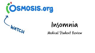 Insomnia Osmosis Study Video [upl. by Anna]