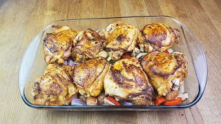 Pollo al Horno en Cama de Vegetales [upl. by Doley]