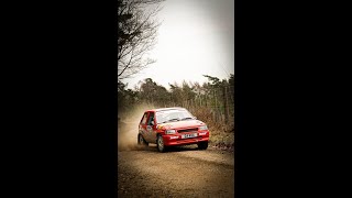 Riponian Rally 2023 Wass Moor SS6 Vauxhall Nova Adrian Wilson [upl. by Dupre]