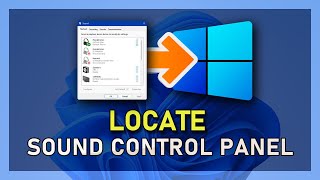 Windows 11  How To Find Sound Control Panel [upl. by Ednargel]