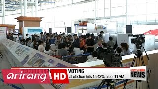 Second day of early voting period hits record high early voting turnout [upl. by Nyleahs25]