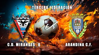 🔴EN DIRECTO CD MIRANDÉS ´B´ Vs ARANDINA CF 3ªRFEF [upl. by Reel]