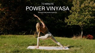 75 Minute Power Vinyasa  funky w arm balances [upl. by Byron]