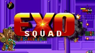 Exo Squad Genesis Playthrough longplay video game [upl. by Vig111]