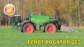 Spraying 2024  Fendt Rogator 665 self propelled sprayer [upl. by Adnohsirk]