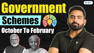 Government Schemes  Oct to Feb  Current Affairs amp GA for Bank Exams  Abhijeet Sir [upl. by Nassir]