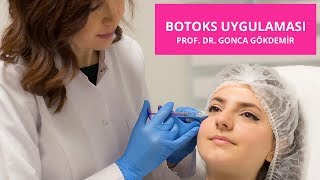 Alın kırışıklıkları için botoks uygulaması  Prof Dr Gonca Gökdemir [upl. by Disario]