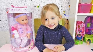 BEBA Lutka sa priborom za hranjenje  Sonja KAO MAMA  Otpakivanje Igracke  New Baby Doll Unboxing [upl. by Netsrak]