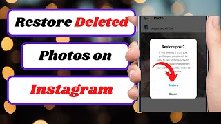 How to Restore Instagram Deleted Photos 2023Recover Deleted Photos from Instagram [upl. by Atirac]