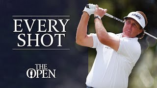 Every Shot  Phil Mickelson Championship Round  142nd Open Championship [upl. by Rosemarie]