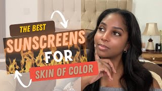 The best SUNSCREENS for skin of color MINERAL vs CHEMICAL [upl. by Sosanna]