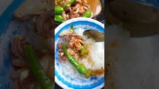 Bạch tuộcxao satê food monan cooking naunuong nauanngon xuhuong shortvideo [upl. by Atonsah]