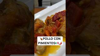 🇮🇹POLLO con PIMIENTOS🌶️🍗 chefroberta pollo food [upl. by Ellerrad]