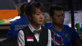 KL2017 29th SEA Games  Billiards amp Snooker  Womens Singles 9 Ball Pool PREQF  INA 🇮🇩 vs VIE 🇻🇳 [upl. by Atinot133]