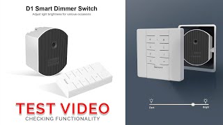 Sonoff D1 Smart Light Dimmer Switch  Testing [upl. by Ahsirt507]