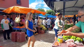 FEIRA LIVRE NA CIDADE DE CARNAUBAL CEARÁ DIA 28032024 na quintafeira Santa [upl. by Schenck]