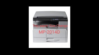 How To Change Tray Paper Size of Ricoh Machine MP2014D [upl. by Tat]