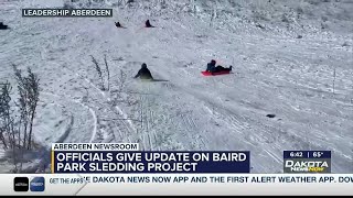 Sledding hill improvements planned for Baird Park in Aberdeen [upl. by Therine]