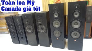 hàng về giá nào cũng có loa Mỹloa Canada PSBJBL LX60LX 1000 Mkii giá từ 6 triệu [upl. by Airalednac]