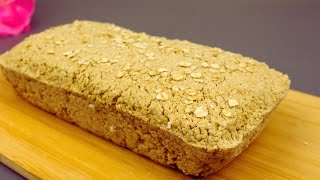 Oatmeal and water Delicious and healthy oatmeal bread made from simple ingredients No yeast [upl. by Komarek]