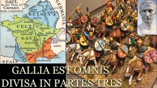 Gallia est omnis divisa in partes tres ancient Gaul educational video [upl. by Izawa]