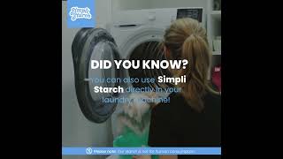 HOW TO STARCH CLOTHES AND LAUNDRY AT HOME IN YOUR WASHING MACHINE [upl. by Treat]