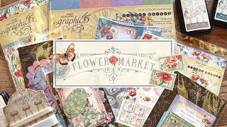 Flower Market by Graphic 45 Collection Reveal [upl. by Jorgensen]