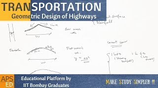 Geometric Design of Highways  Transportation [upl. by Fidole753]