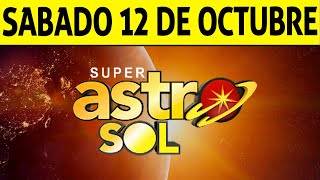 Resultado de ASTRO SOL del Sábado 12 de Octubre de 2024 SUPER ASTRO 😱💰🚨 [upl. by Daphna]