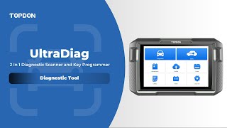 TOPDON UltraDiag  2in1 Diagnostic Scanner And Key Programmer Tool [upl. by Yorgerg]