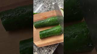 I ate it and prepared most of the recipes cucumber organizedspace bleachwash snacks food [upl. by Ranilopa]