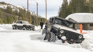 Fordyce Trail Eagle Lakes Snowrun Snow wheeling [upl. by Dranik]