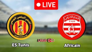 Es Tunis Vs Club Africain Live Match 🔴 [upl. by Sprung714]