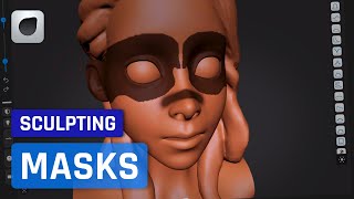 forger iPad  Sculpting  Masks [upl. by Arakihc]