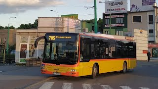 PUK Komorniki  MAN NL273 Lions City 7007  Linia  707 Kierunek  Górczyn [upl. by Arelc]