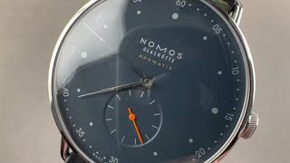 Nomos Glashütte Metro Neomatik 39 1115 Nomos Glashütte Watch Review [upl. by Gypsie]