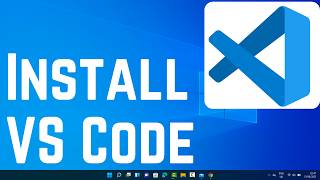 How Install Visual Studio Code on Windows 11 VS Code 2024 [upl. by Narbig]