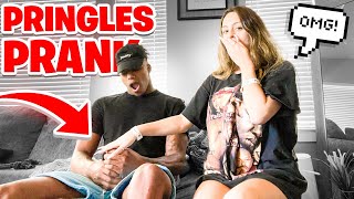 PRINGLE PRANK ON GIRLFRIEND GETS FREAKY💦 [upl. by Lauraine]