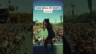 earliest wall of death in hellfest history 💅 wallofdeath metalband metal saintagnes punk [upl. by Finstad592]