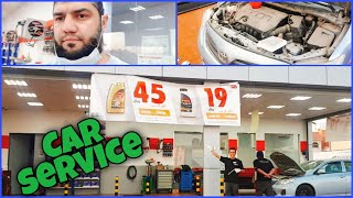 Car Service  Engine oil changePetromin Oil change Offer Corolla Oil ChangeLiving In Saudi Arabia [upl. by Fonda]