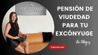 Pensión de viudedad para tu ex cónyuge  ￼￼ Estos son los requisitos [upl. by Gereld]