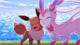 Eevee meet Serenas Sylveon「AMV」 In My Head  Pokemon Journeys Episode 105 [upl. by Juxon]