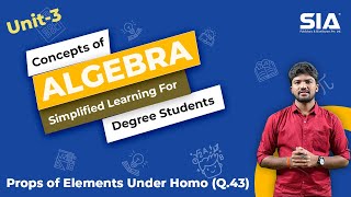 Props of Elements Under Homo Q43 siapublishers algebra education props elements [upl. by Xuaegram127]