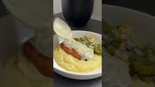 Perfectly Marinated Salmon with Creamy Lemon Dill Sauce – Easy amp Delicious Cooking food [upl. by Gareth]