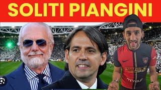 INTER DERUBATA 😂😂😂 SOLITI PIANGINI❗❗ juventus inter inzaghi delaurentiis [upl. by Eibbil]