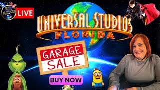 LIVE SHOPPING UNIVERSAL STUDIOS GARAGE SALE 2024 [upl. by Huxham]